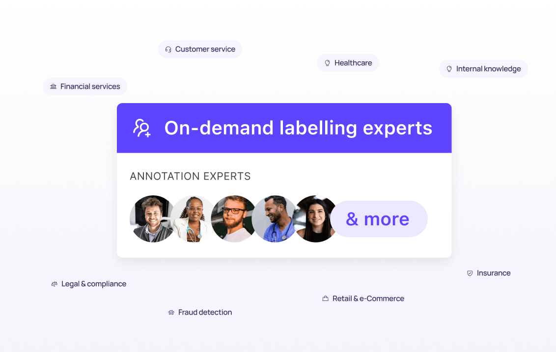 Leverage AI Leverage AI assistance for faster labeling